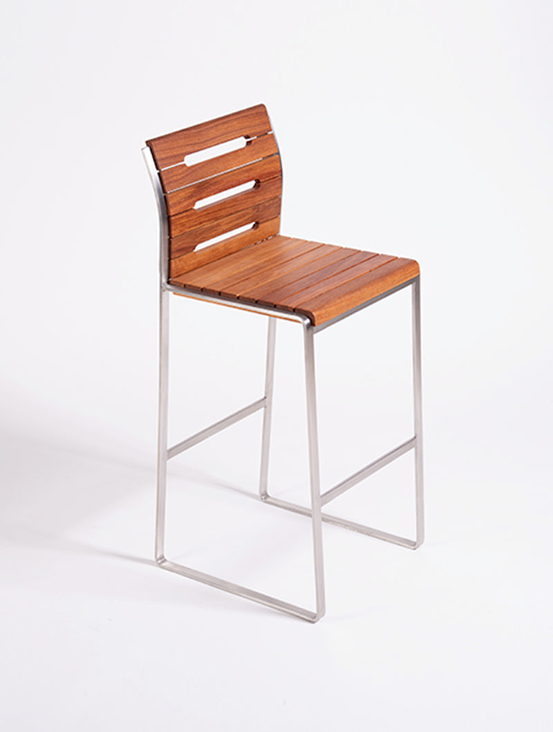 Taburete Sloop Acero inoxidable brillante